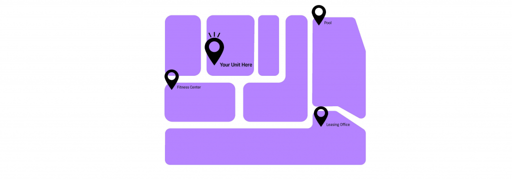 Map Layout of Apartment Complex